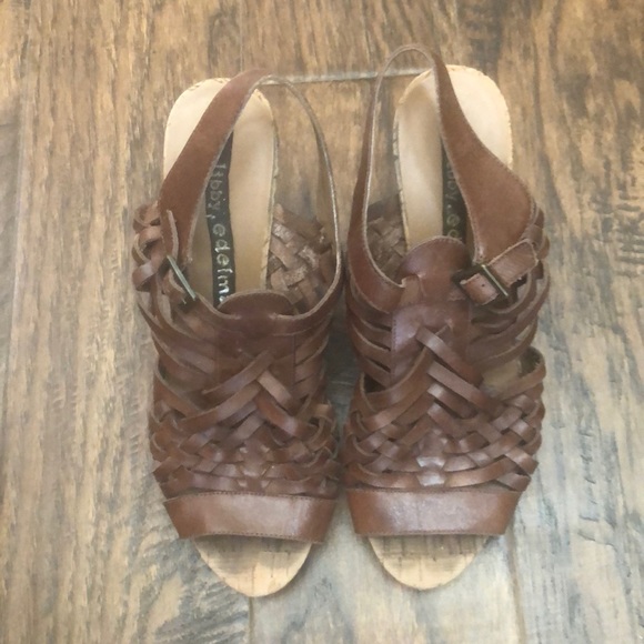 Libby Edelman Leather platform heels - Picture 2 of 5